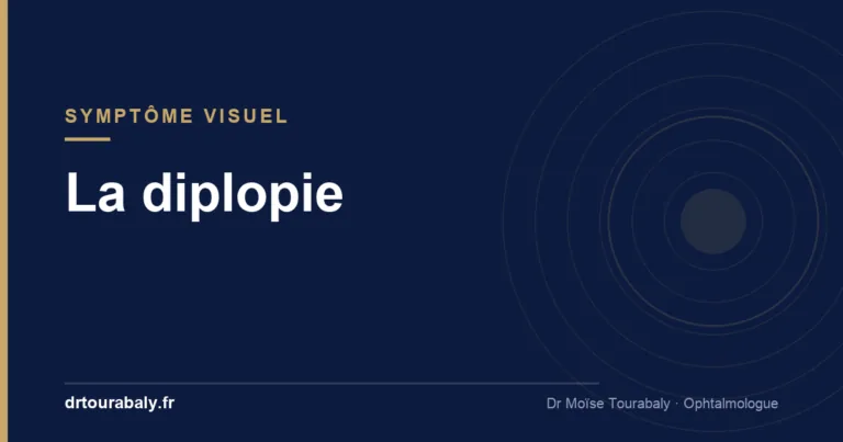 La diplopie (vision double) — glossaire de l’œil, Dr Tourabaly